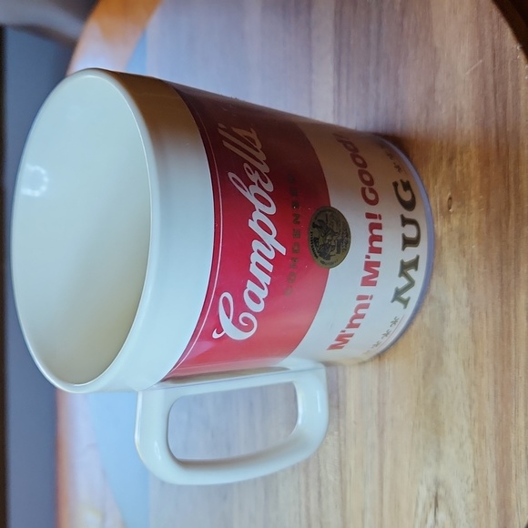 Insulated Plastic Royal Crest Campbells Soup Handle Mug Red & White The… - Picture 2 of 4